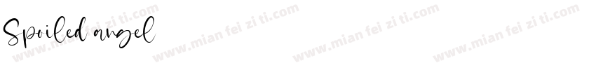 Spoiled angel 字体字体转换